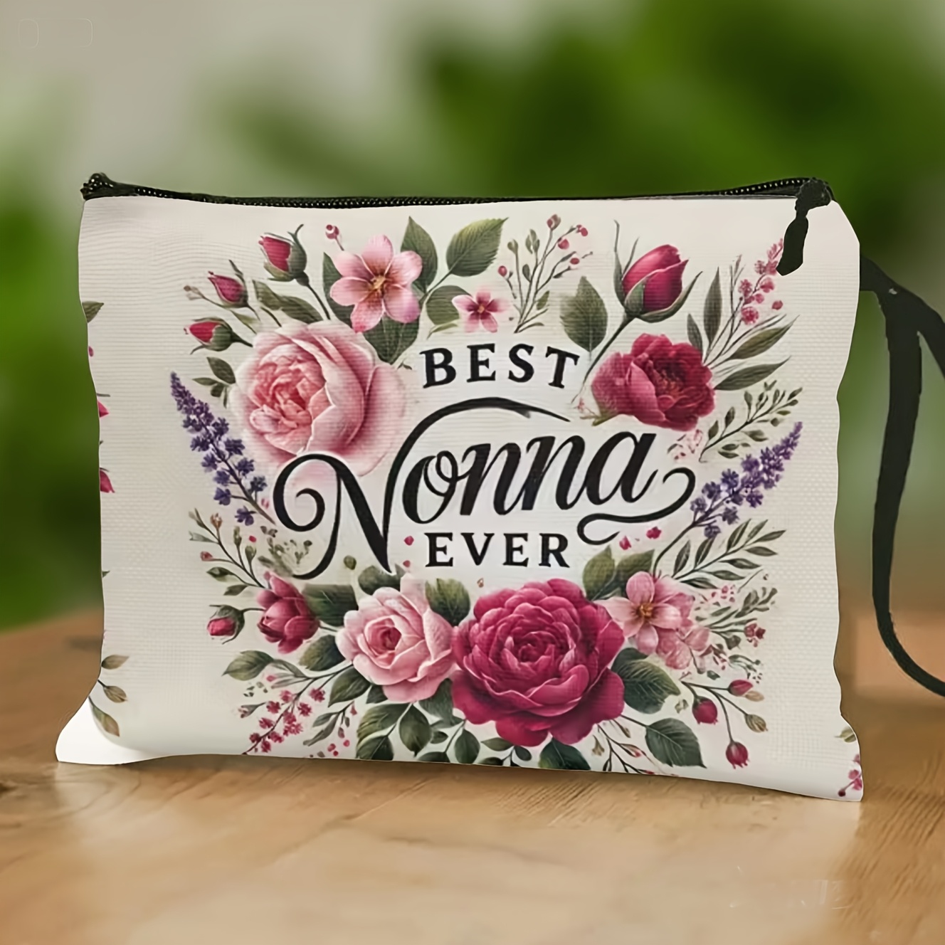 Travel Accessories Best - حقيبة مكياج BEST NONNA EVER، منظم