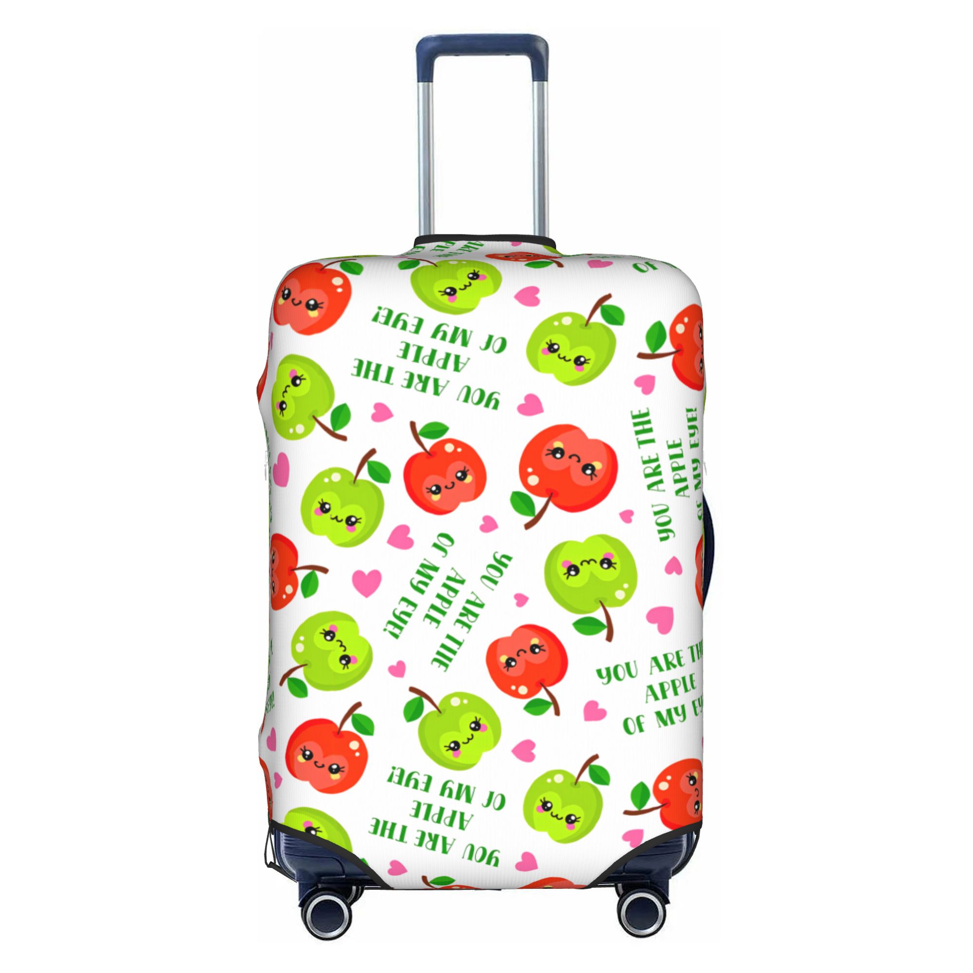 Travel Accessories Apple - غطاء حقيبة السفر من Kawaii Apple
