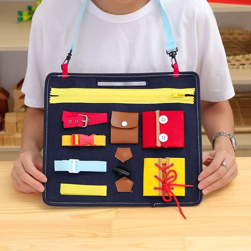 Travel Accessories For Toddlers - لوحة مونتيسوري المزدحمة للأطفال الصغار، كتب