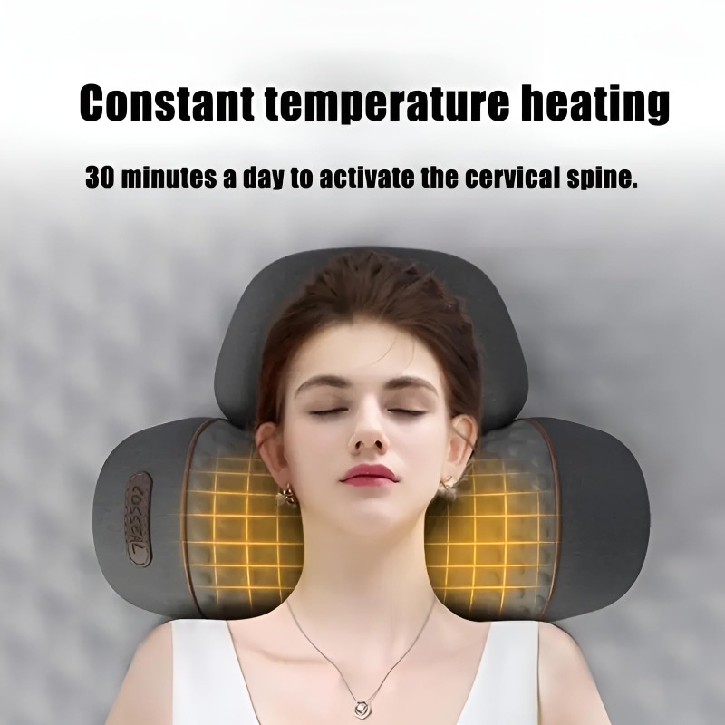 Neck Pillow Memory Foam - وسادة كاليكسيثيرا لتدليك الرقبة، مدلك الجر