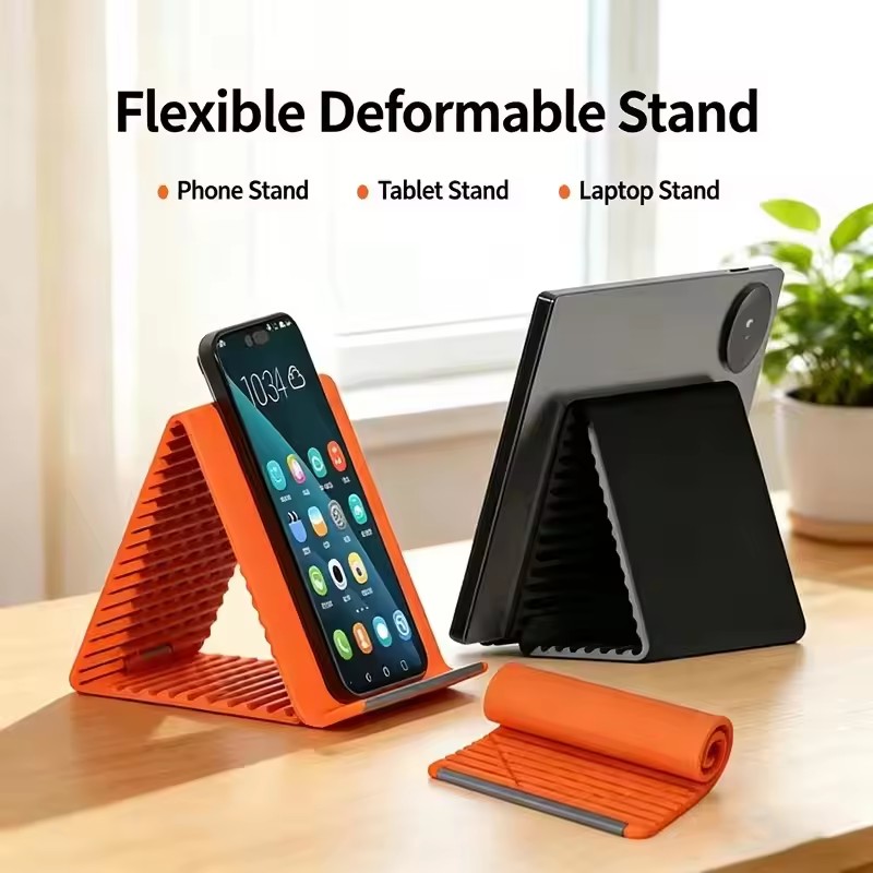 Travel Accessories Holder - حامل هاتف محمول مرن من السيليكون