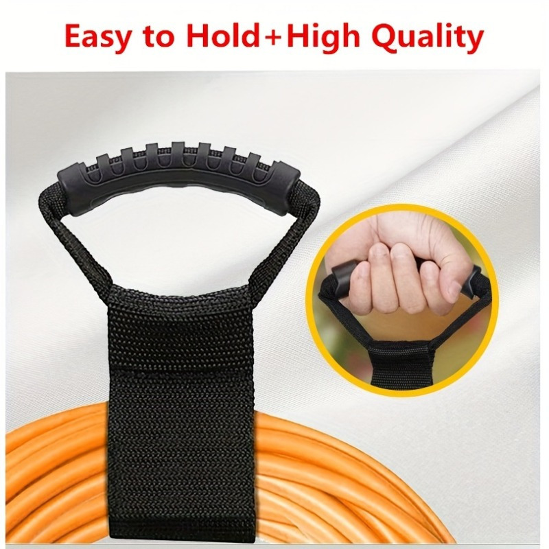 Cable Organizer Travel - أحزمة تخزين متينة قابلة لإعادة الاستخدام،