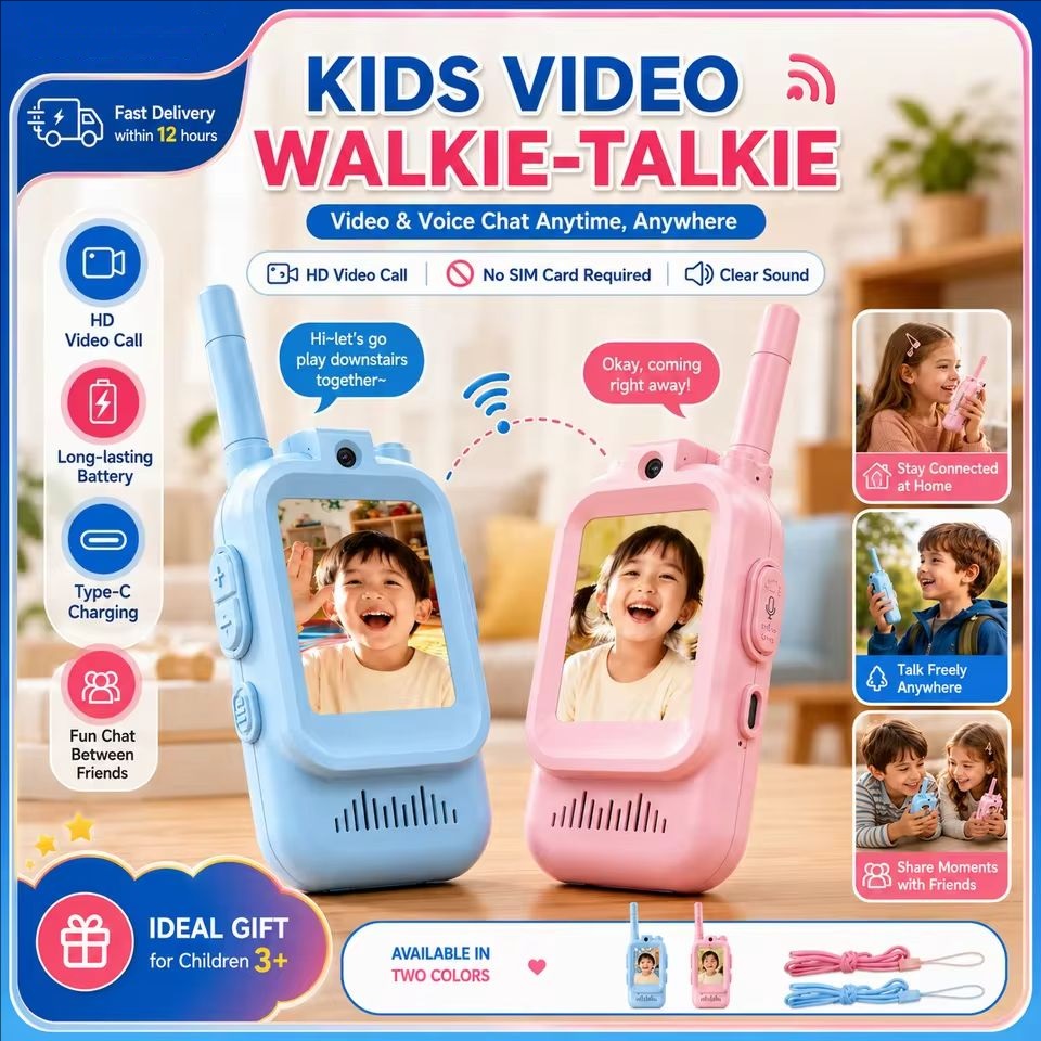 Travel Accessories For Toddlers - أجهزة اتصال لاسلكية بالفيديو للأطفال، عبوة