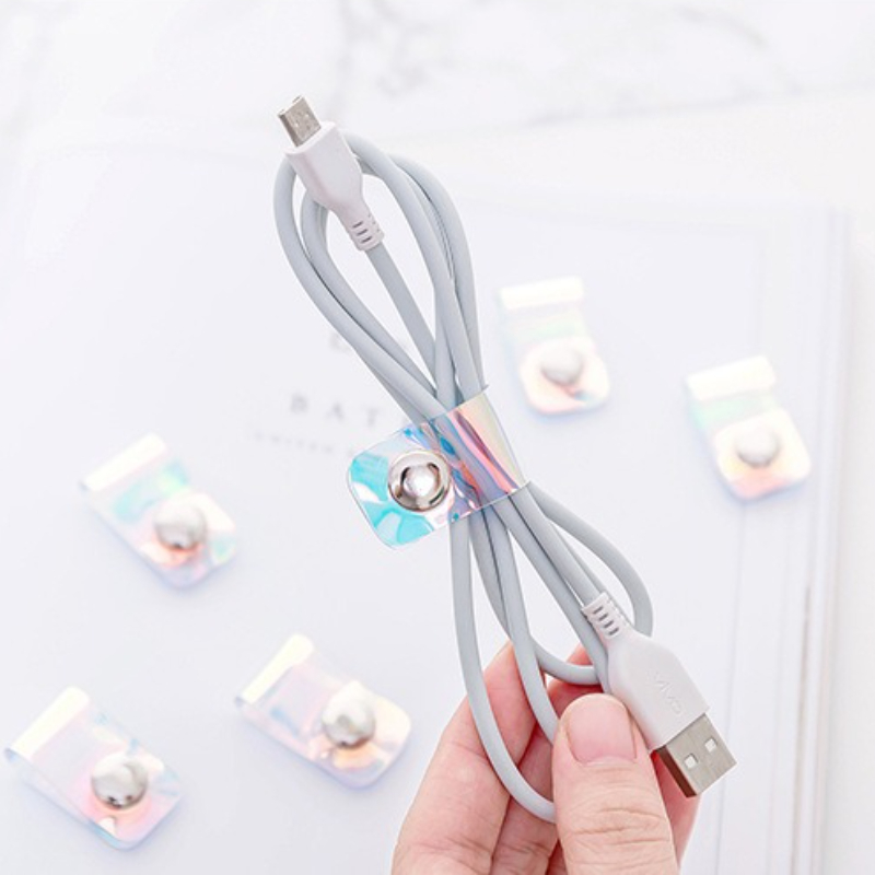Cable Organizer Travel - 5 قطعة INS ليزر PVC Starp