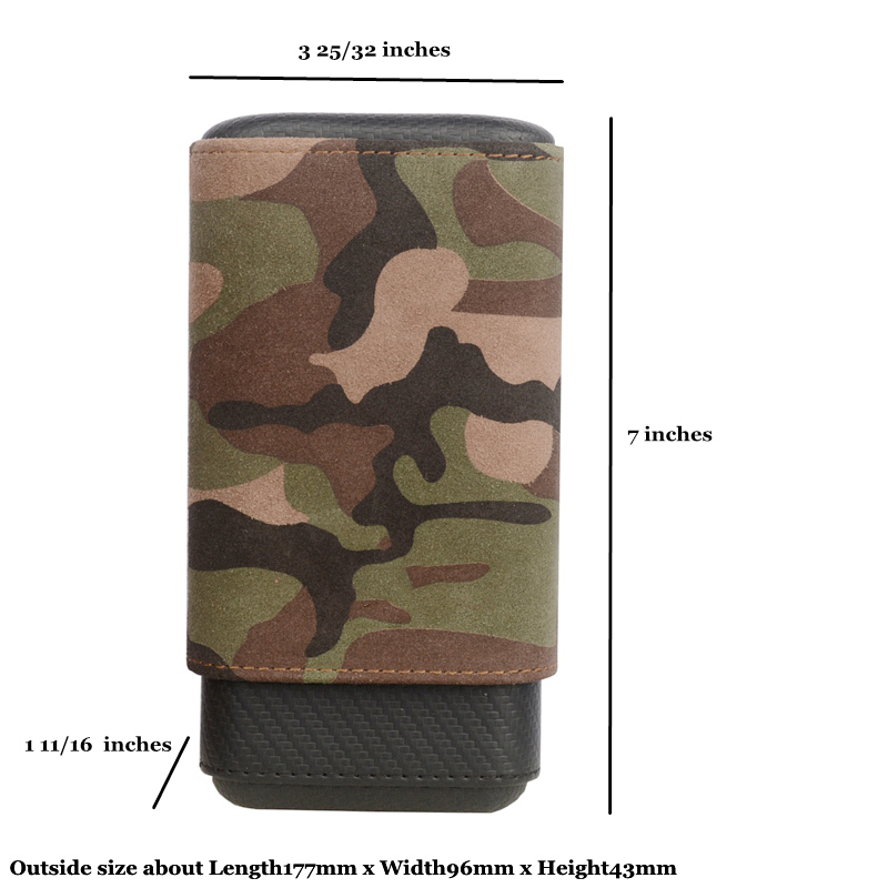 Travel Accessories Best - حافظة سيجار كبيرة جدًا للرجال ،