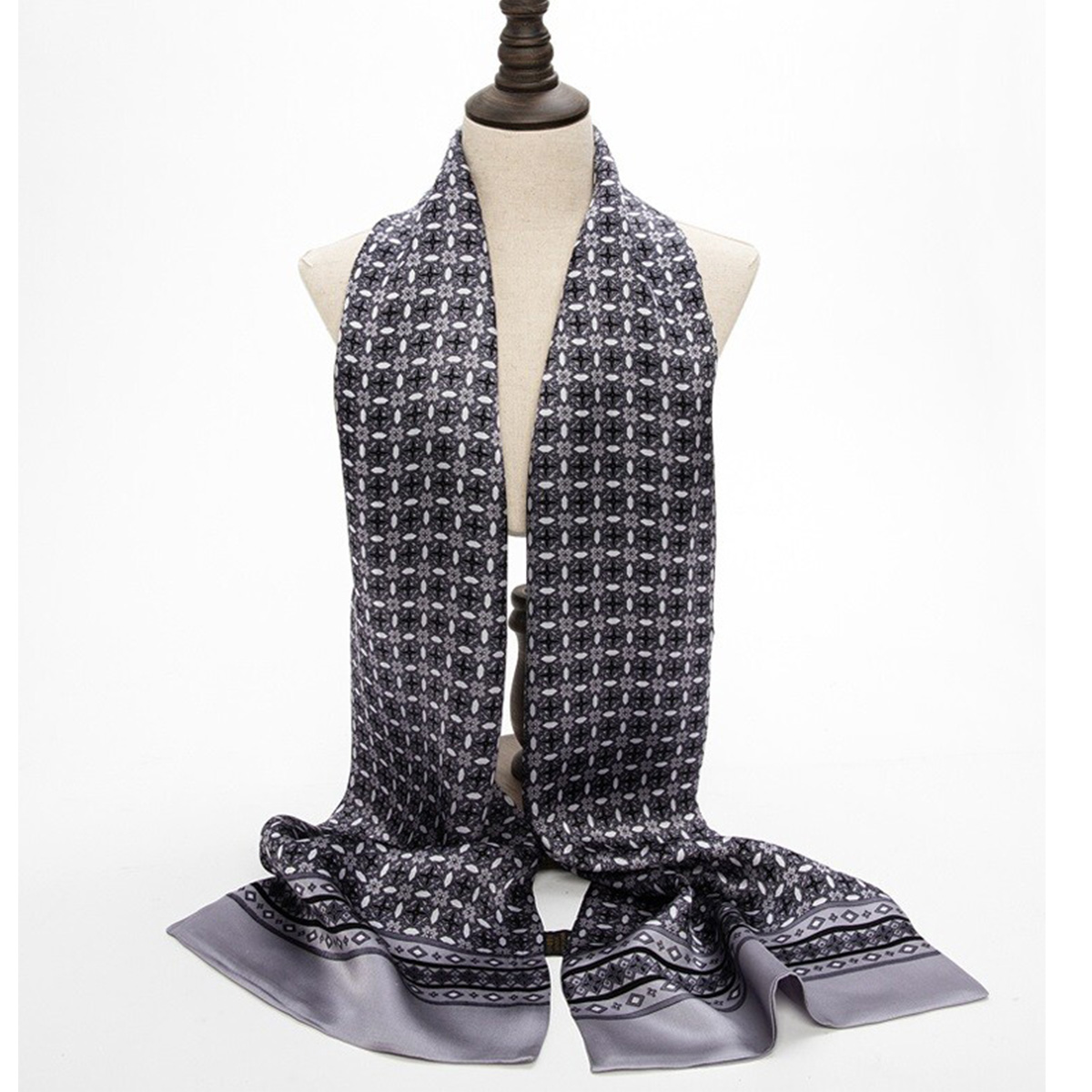 Travel Accessories Men - 2026 جديد وشاح حريري طبقة منديل