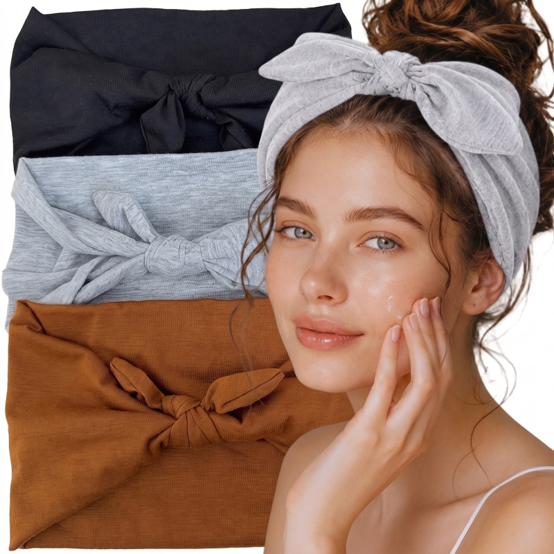 Travel Yoga Accessories - عصابة رأس على شكل فيونكة، شريط