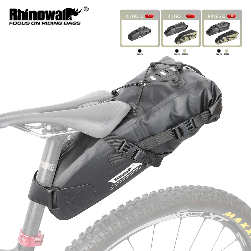 Travel Accessories Bike - وحيد القرن دراجة السرج حقيبة 5L-13L
