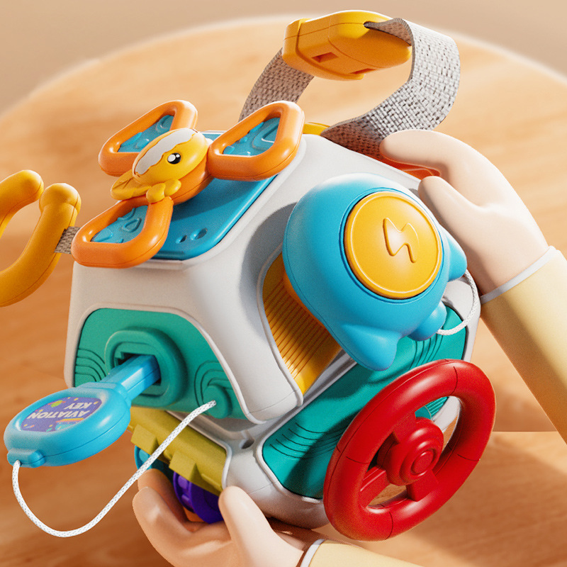 Travel Accessories For Toddlers - طفل مشغول مجلس مكعب مونتيسوري ألعاب