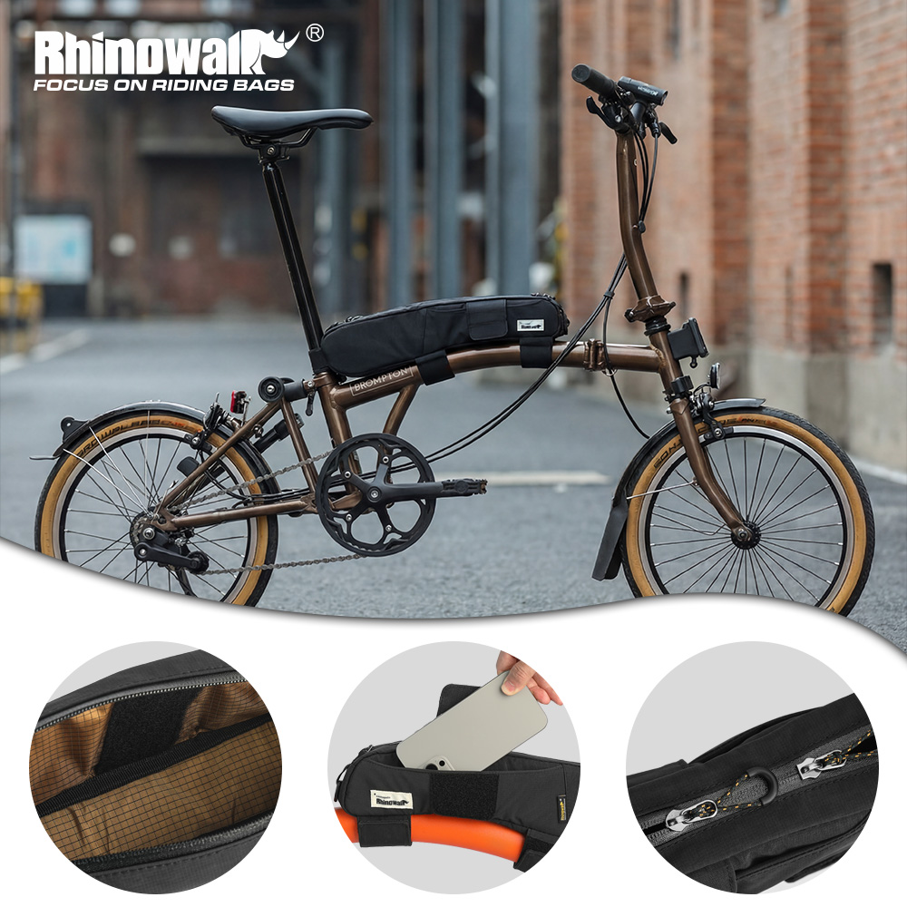 Travel Accessories Youtube - حقيبة أنبوبية علوية للدراجات من Rhinowalk