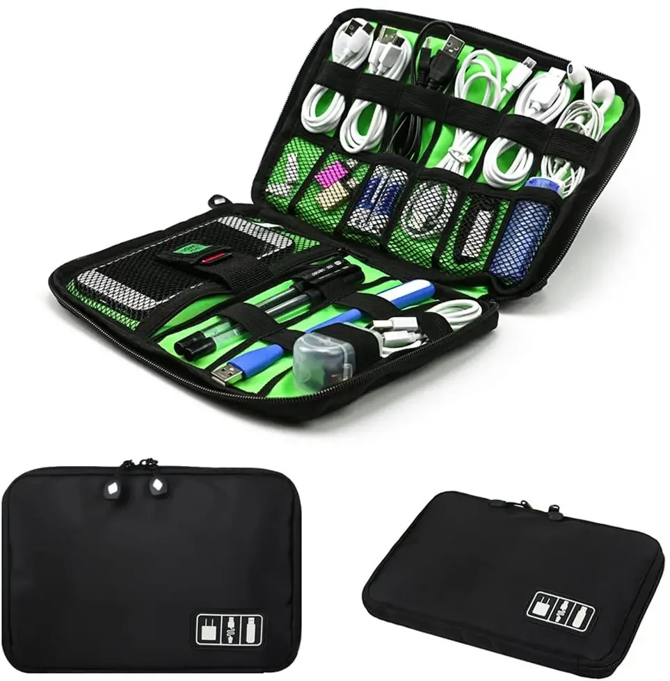 Cable Organizer Travel - حقيبة تنظيم وتخزين الكابلات، نظام منظم
