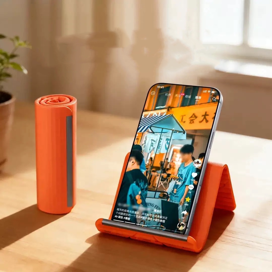 Travel Accessories Holder - حامل هاتف محمول مرن من السيليكون