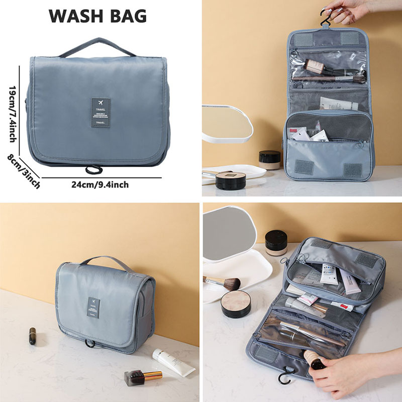 مجموعة حقائب تنظيم متعددة الأق - مراجعة Travel Accessories Kit Bag وسعره
