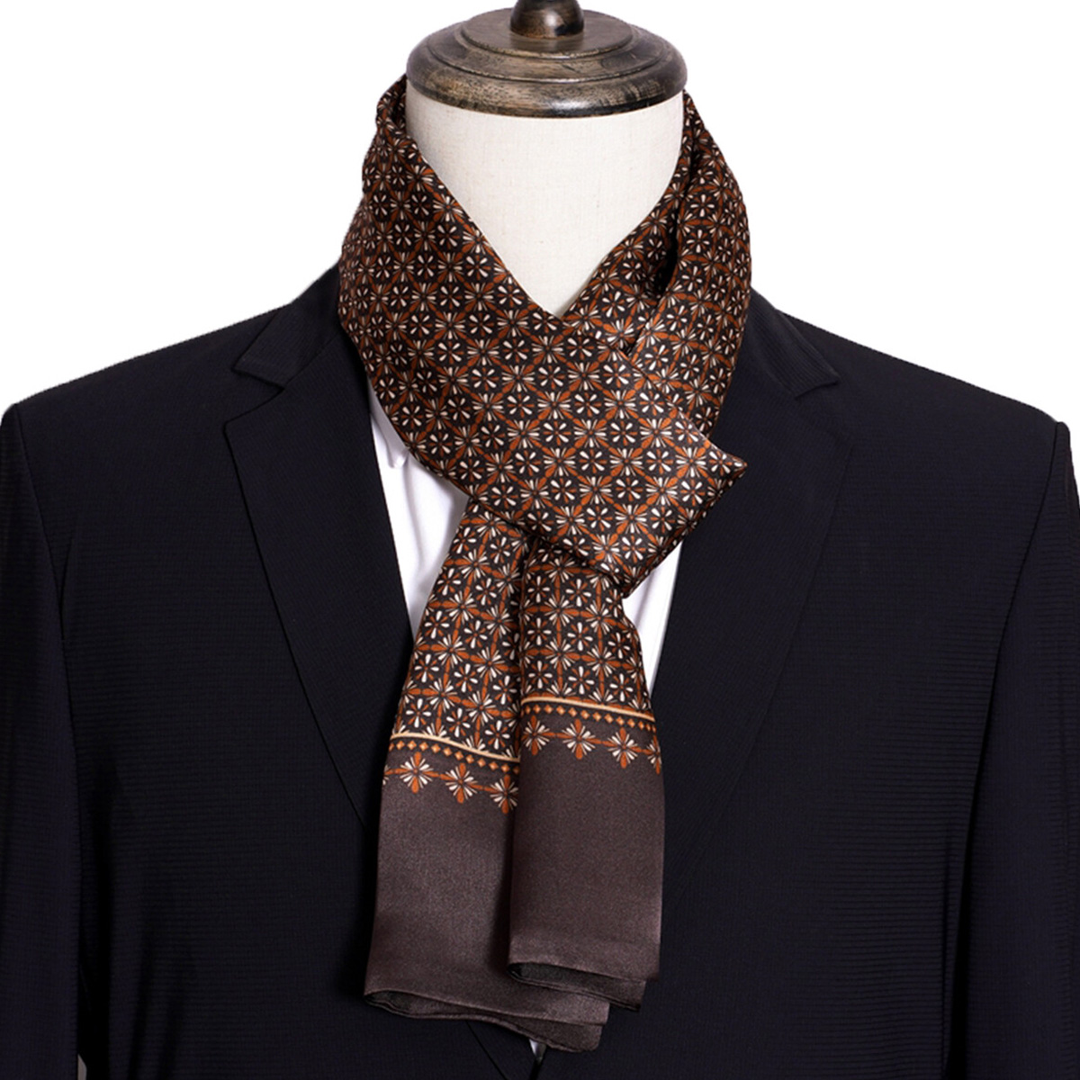 جديد الرجال شريط وشاح حريري را - مراجعة Travel Accessories Men وسعره