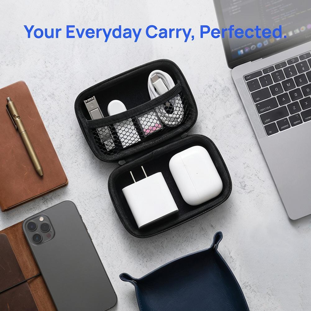 حقيبة سماعات رأس للأعمال، حقيب - مراجعة Cable Organizer Travel وسعره