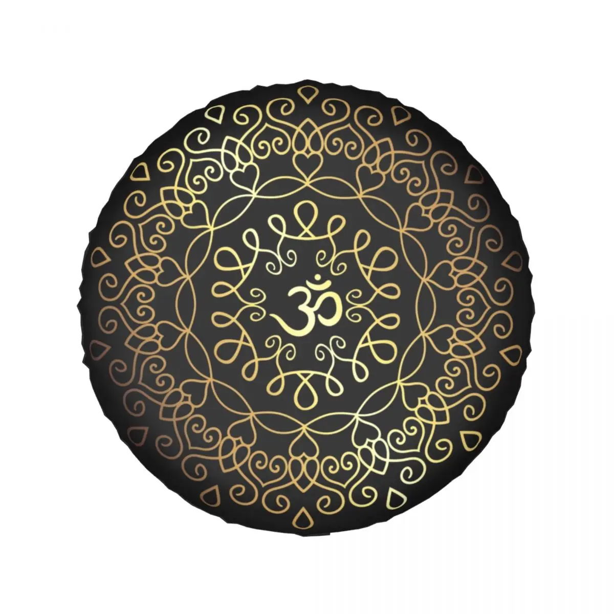 الذهبي Om ماندالا الغيار غطاء  - مراجعة Travel Yoga Accessories وسعره