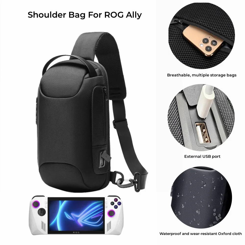 حقيبة ظهر مائلة الأكتاف ممتصة  - مراجعة Travel Accessories Kit Bag وسعره