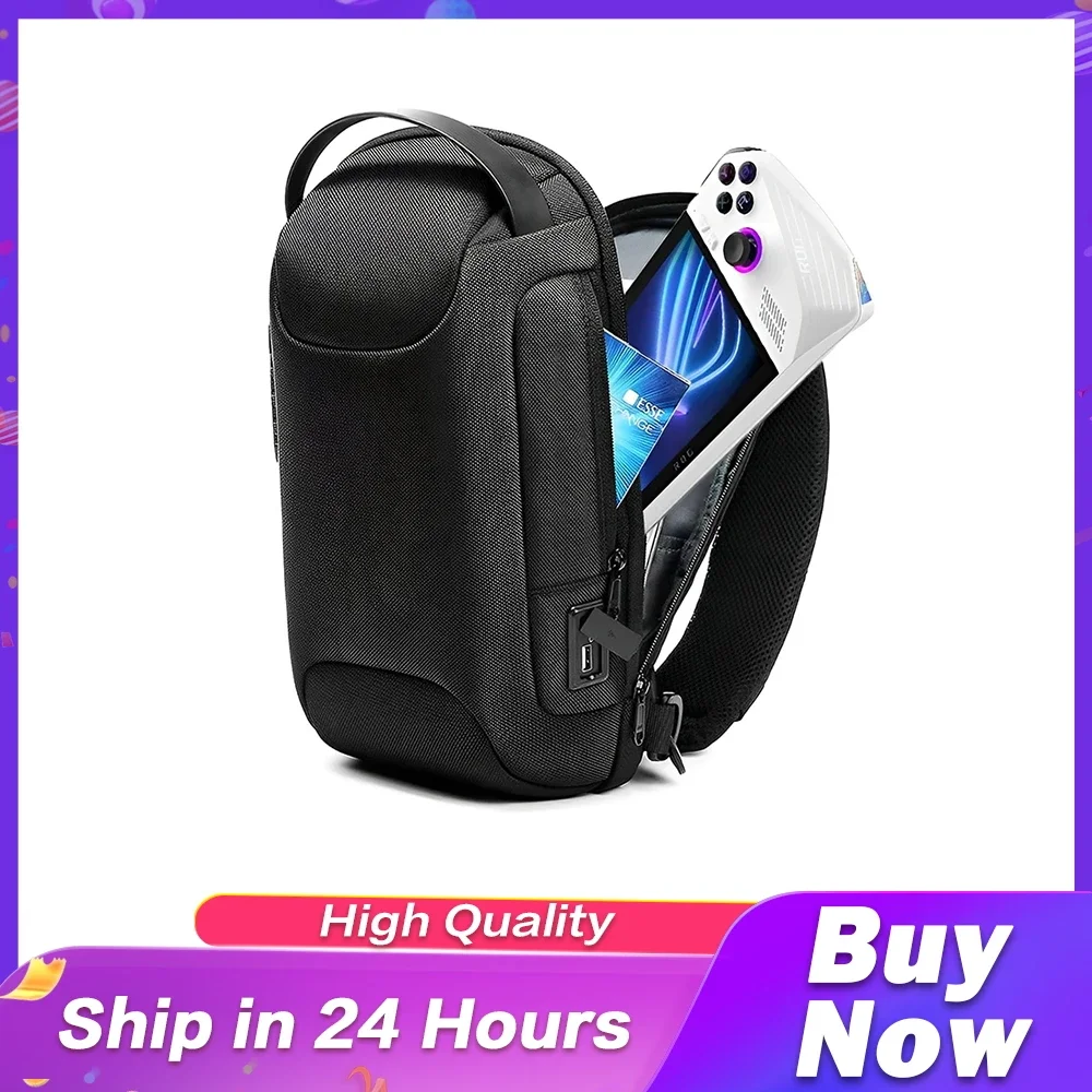 حقيبة ظهر مائلة الأكتاف ممتصة  - مراجعة Travel Accessories Kit Bag وسعره