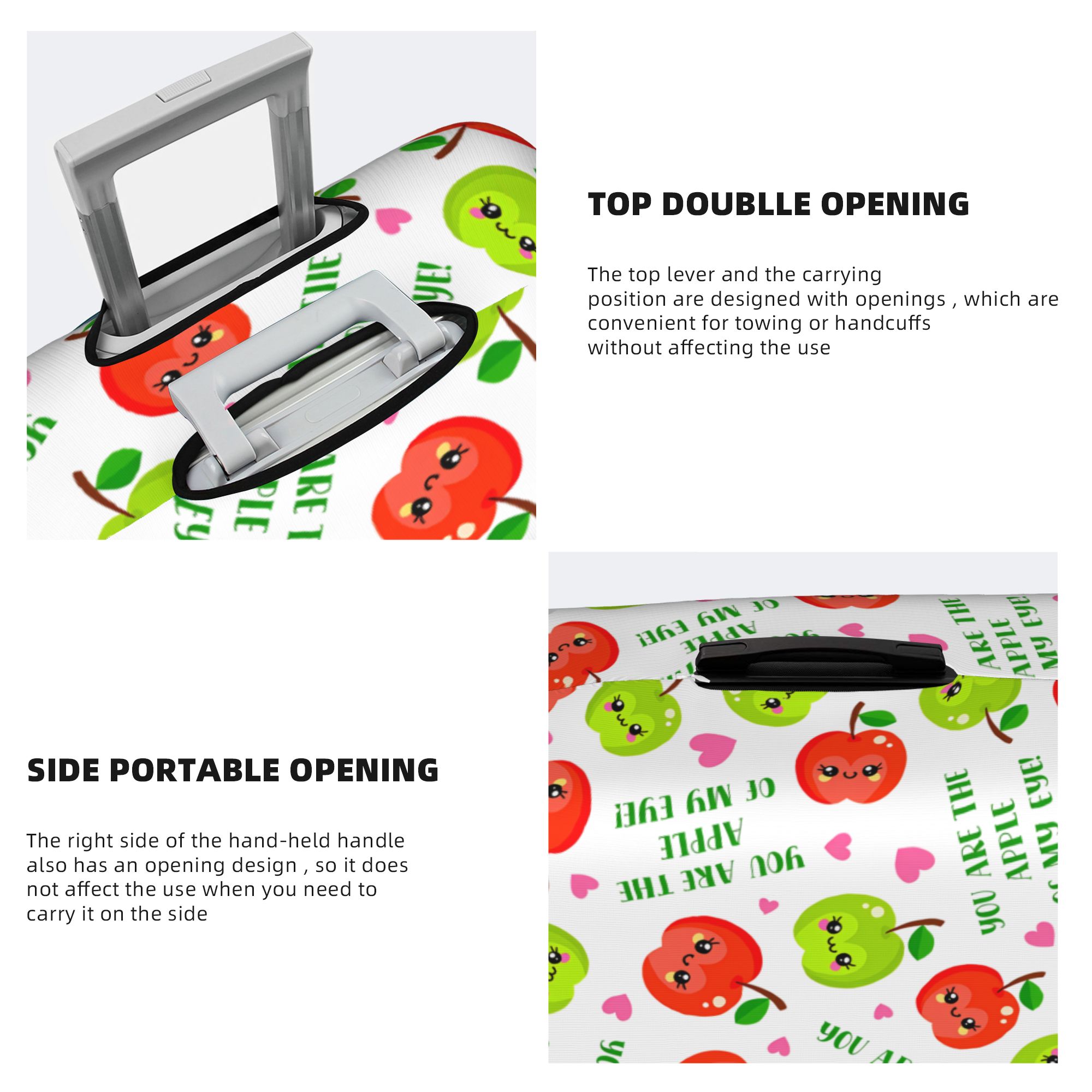 غطاء حقيبة السفر من Kawaii App - مراجعة Travel Accessories Apple وسعره
