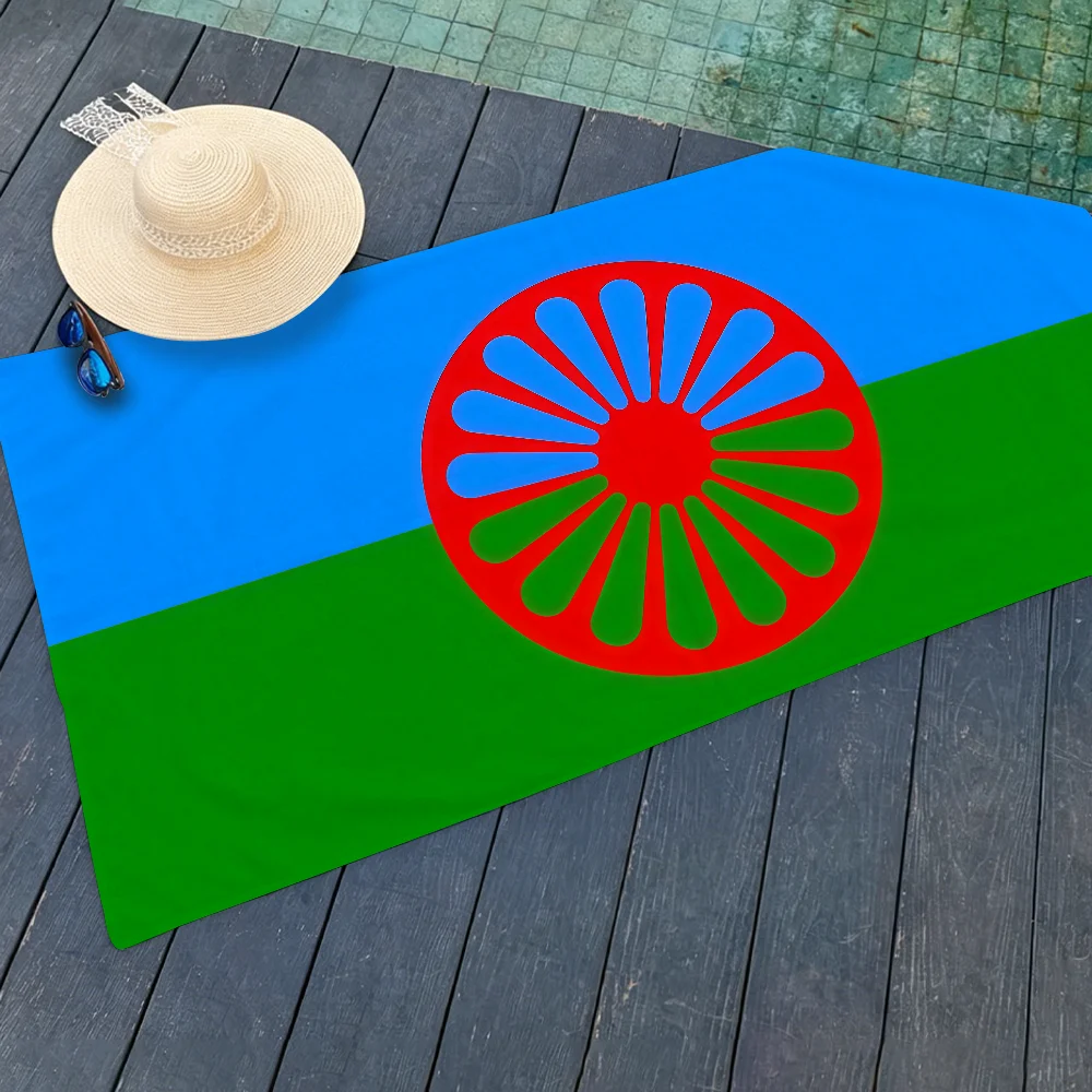 منشفة بتصميم علم الغجر، خفيفة  - مراجعة Travel Yoga Accessories وسعره