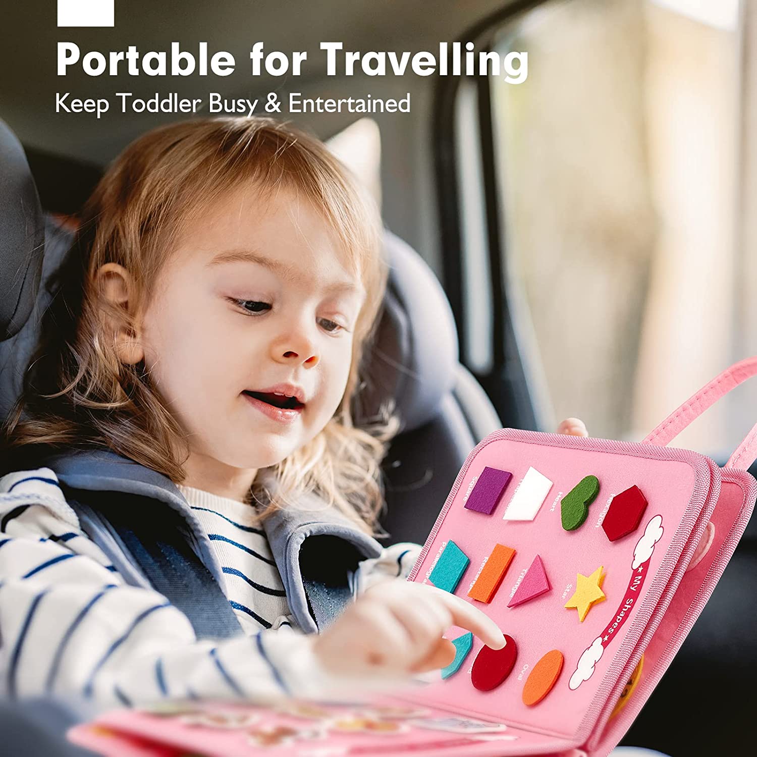 ألعاب مونتيسوري لوحة تطوير الن - مراجعة Travel Accessories For Toddlers وسعره