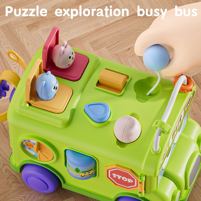 لعبة حافلة مونتيسوري التعليمية - مراجعة Travel Accessories For Toddlers وسعره