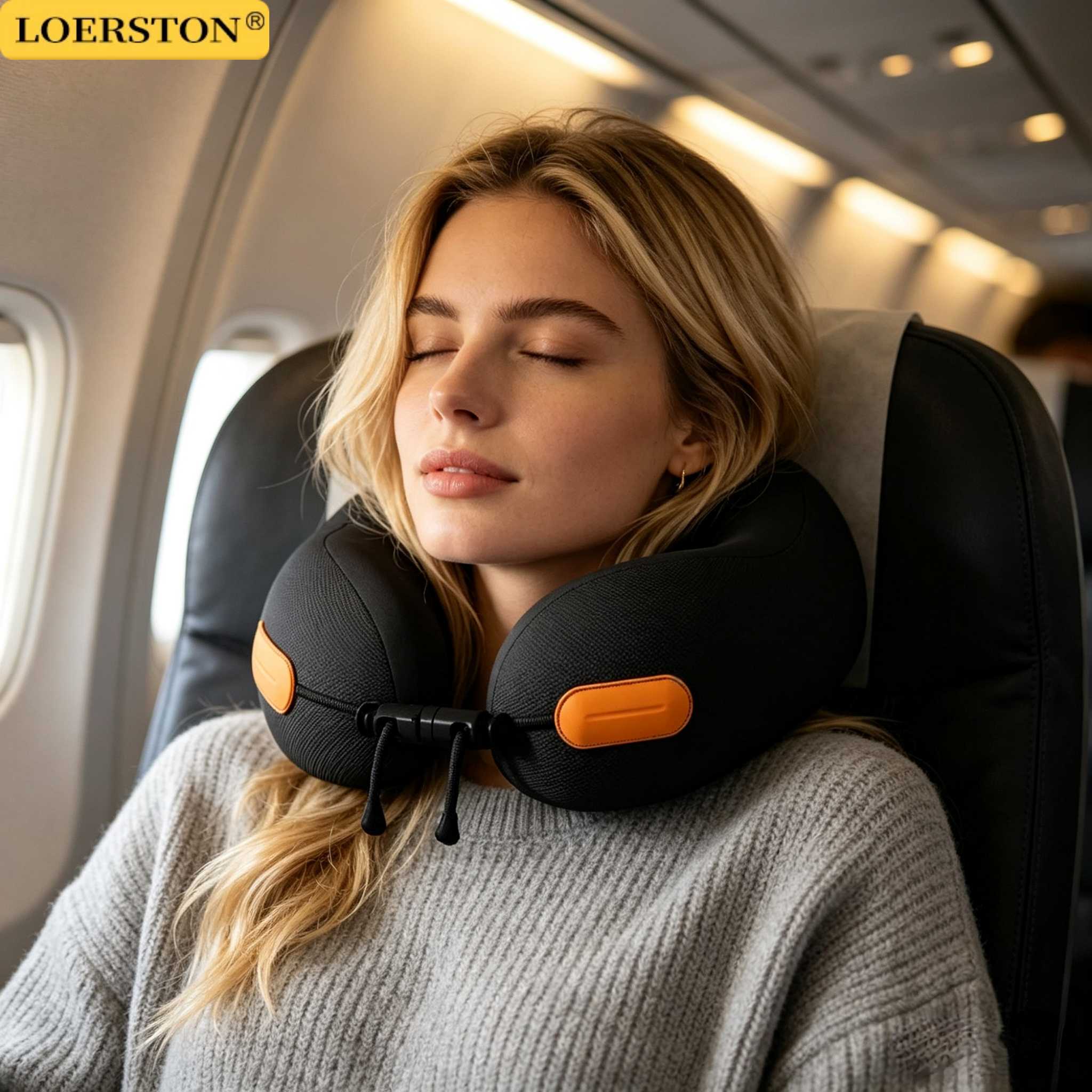 وسادة على شكل حرف U من الفوم ا - مراجعة Neck Pillow Memory Foam وسعره