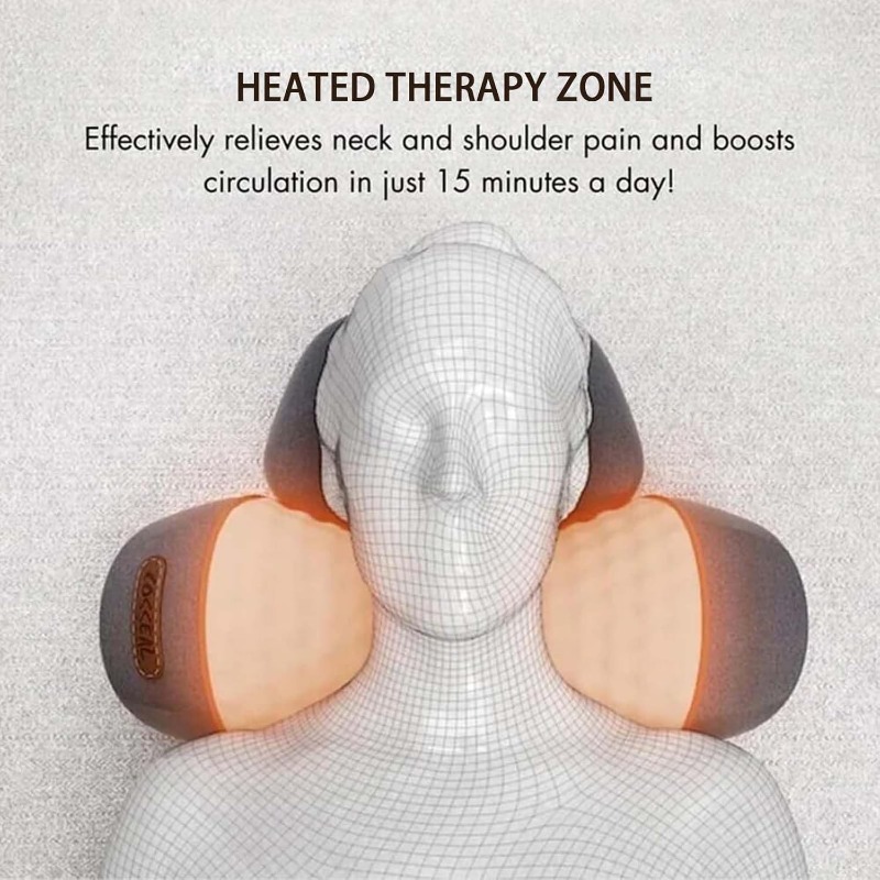 وسادة كاليكسيثيرا لتدليك الرقب - مراجعة Neck Pillow Memory Foam وسعره