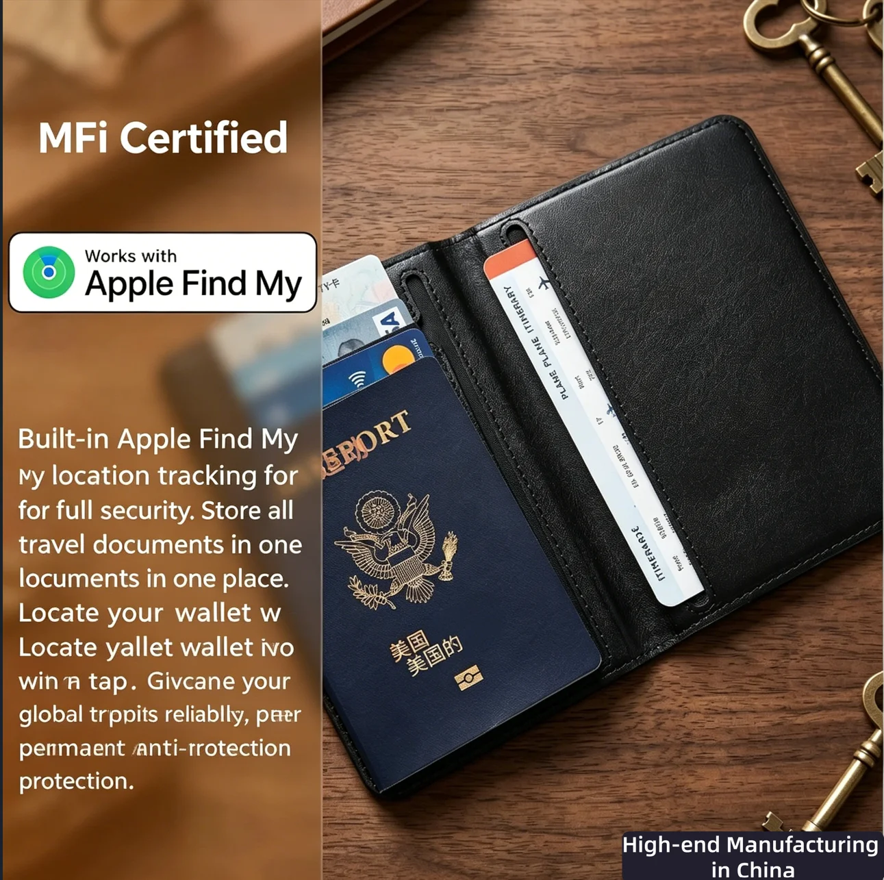 غطاء جواز سفر ذكي مع حامل بطاق - مراجعة Travel Accessories Apple وسعره
