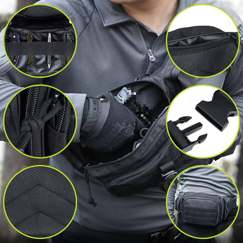 حقيبة خصر متعددة الجيوب من قما - مراجعة Travel Accessories Bike وسعره