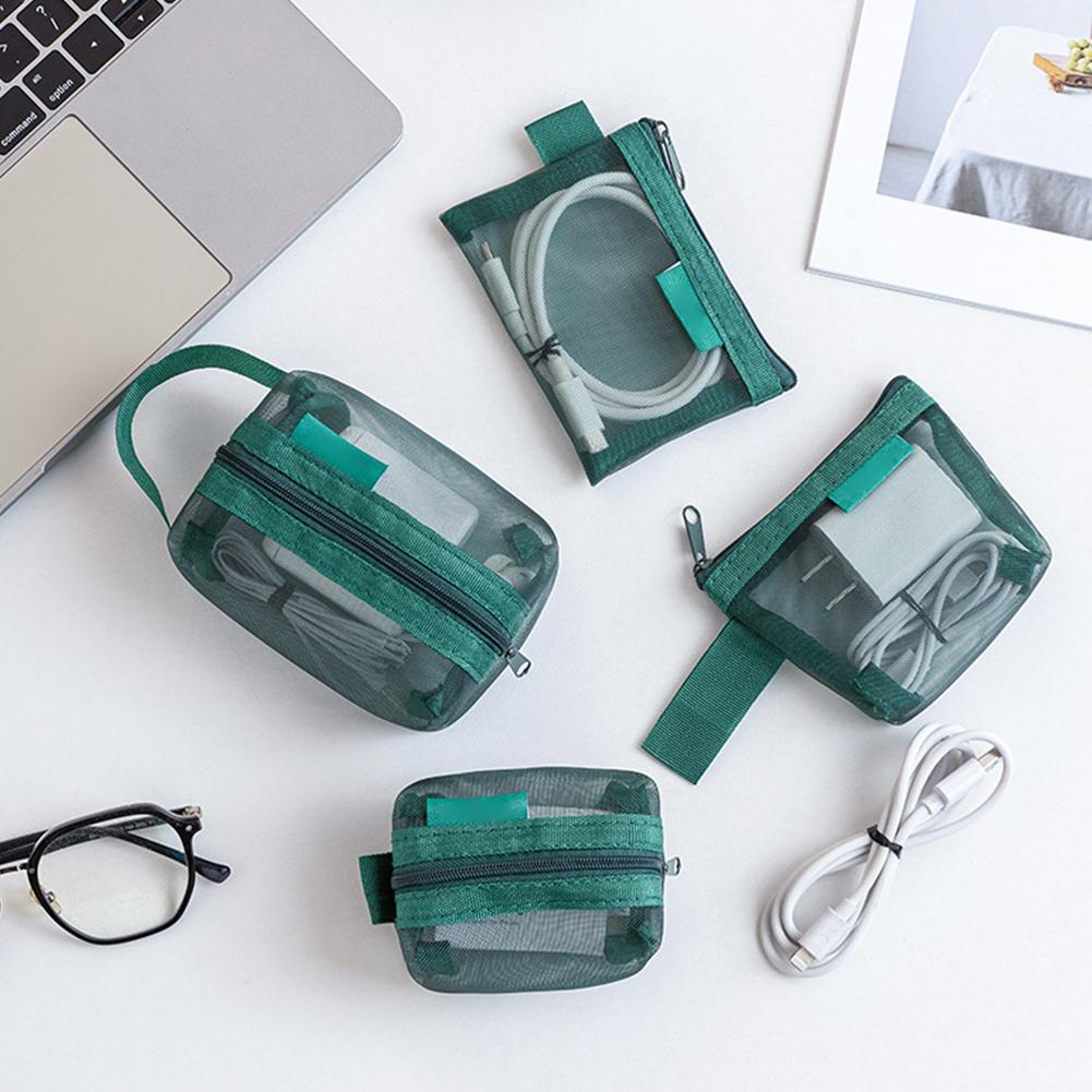 مجموعة من 6 حقائب تخزين شبكية  - مراجعة Cable Organizer Travel وسعره