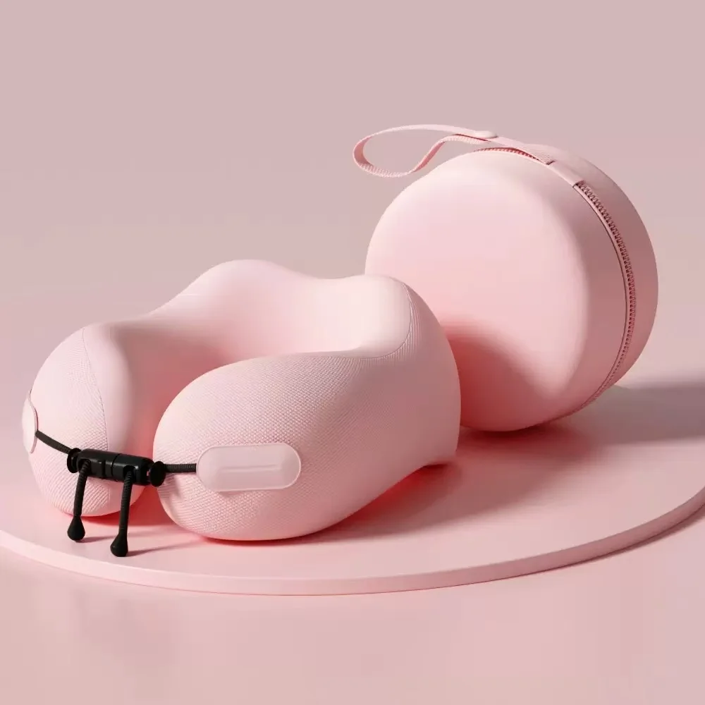 وسادة سفر على شكل حرف U مريحة  - مراجعة Neck Pillow Memory Foam وسعره