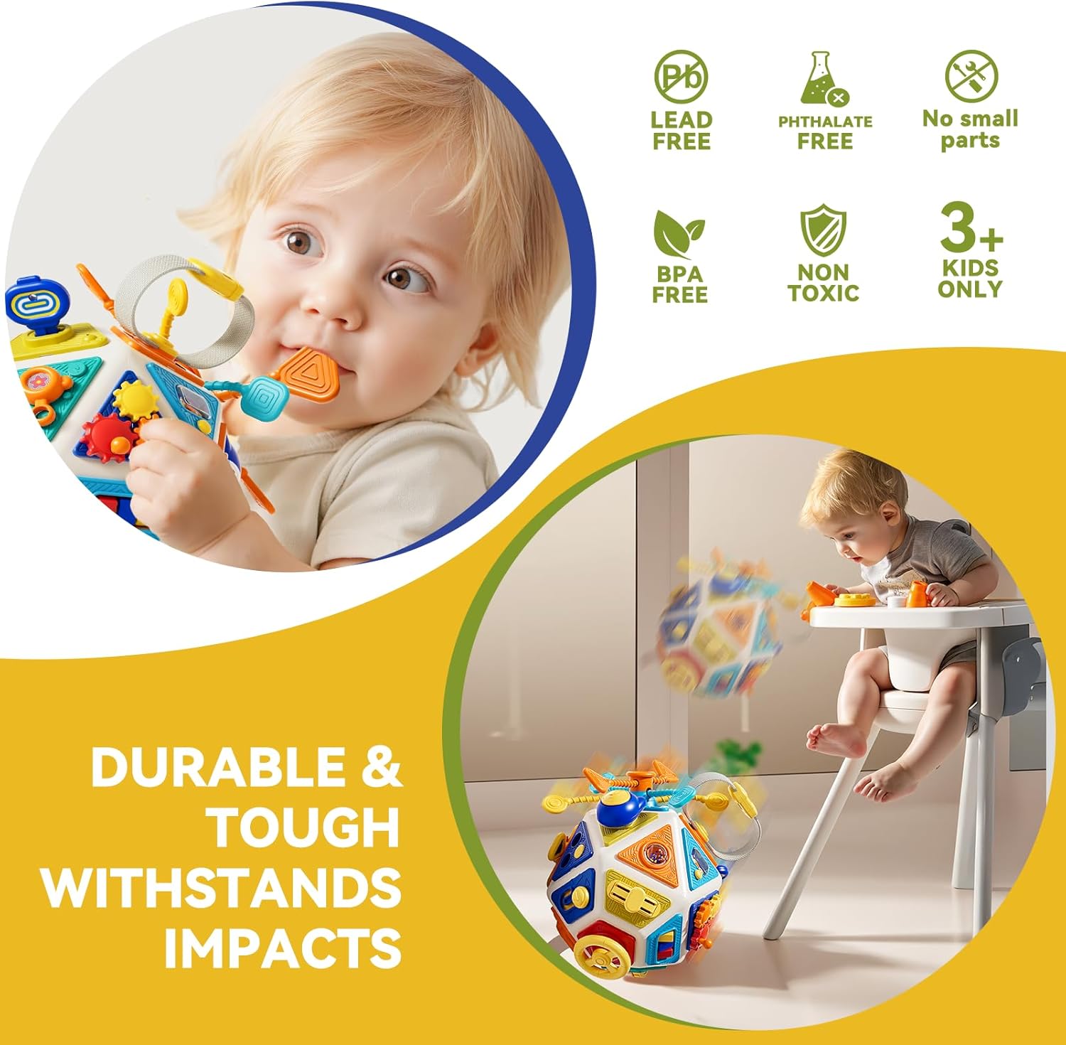 مكعب أنشطة للأطفال الرضع، ألعا - مراجعة Travel Accessories For Toddlers وسعره