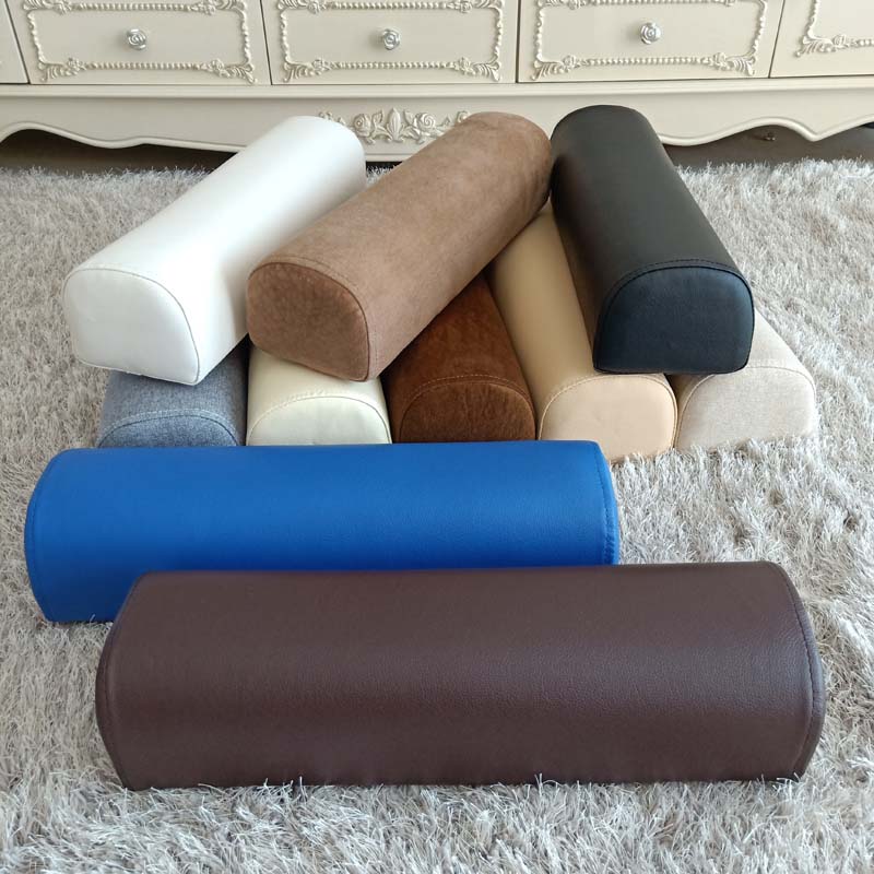 الجلود تعزيز شبه لفة وسادة الك - مراجعة Neck Pillow Memory Foam وسعره
