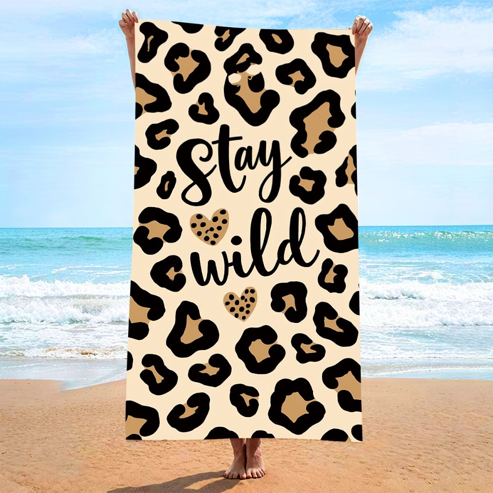 منشفة شاطئ سريعة الجفاف بطباعة - مراجعة Travel Towel Quick Dry وسعره