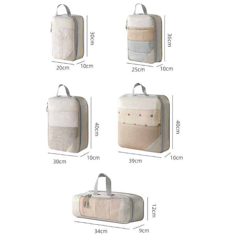 مجموعة من 5 قطع حقائب تخزين خف - مراجعة Travel Accessories Kit Bag وسعره