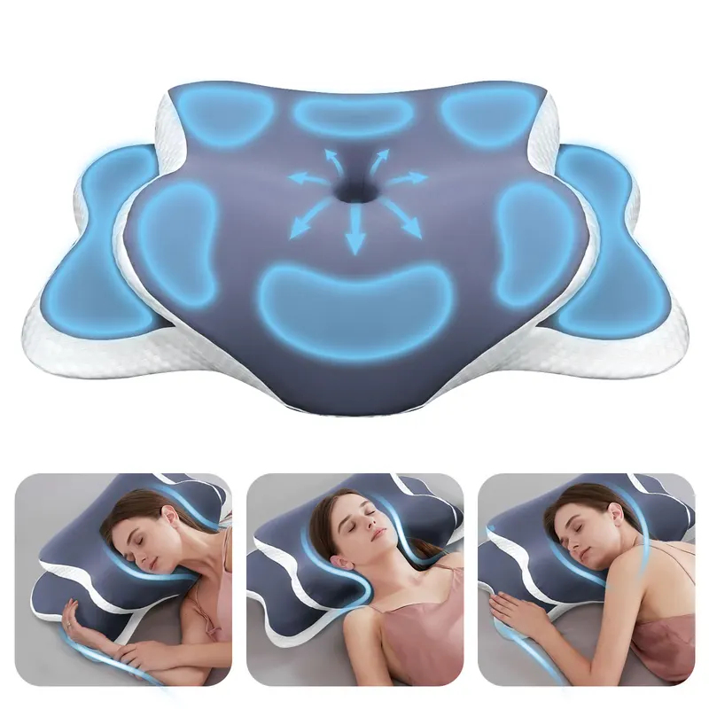 وسادة من الفوم المتكيف للرقبة  - مراجعة Neck Pillow Memory Foam وسعره