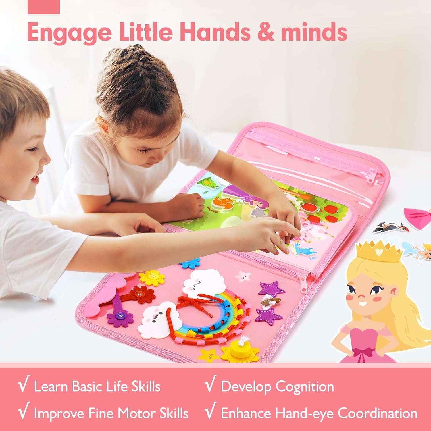 طفل مشغول مجلس اللعب مونتيسوري - مراجعة Travel Accessories For Toddlers وسعره