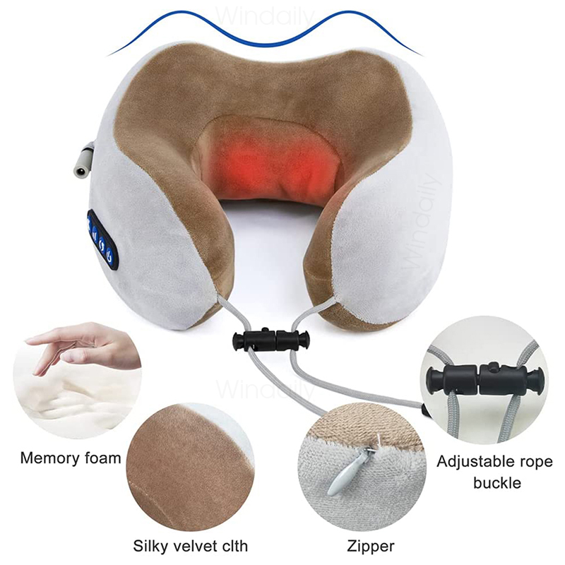 2025 مدلك الرقبة الكهربائية ال - مراجعة Neck Pillow Memory Foam وسعره