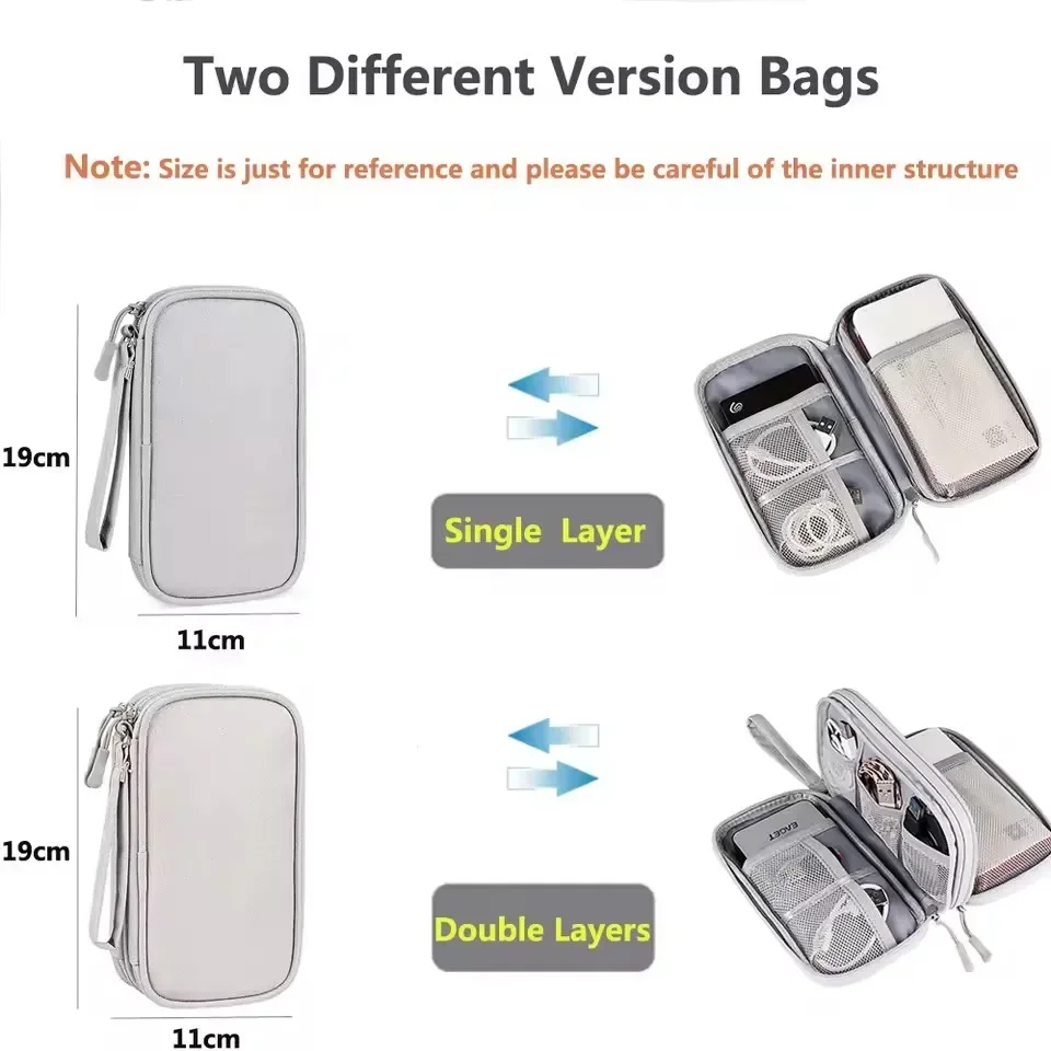 حقيبة كابلات للسفر، حقيبة تخزي - مراجعة Cable Organizer Travel وسعره