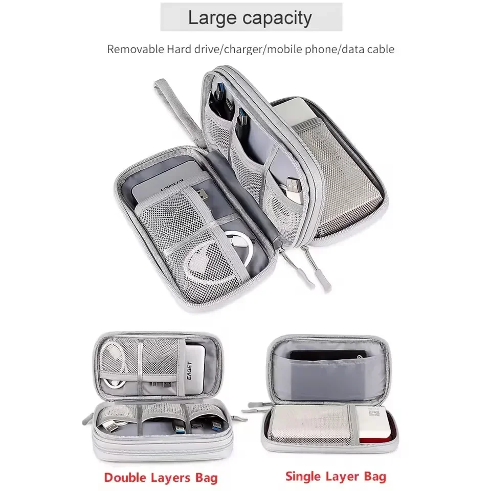 حقيبة كابلات للسفر، حقيبة تخزي - مراجعة Cable Organizer Travel وسعره