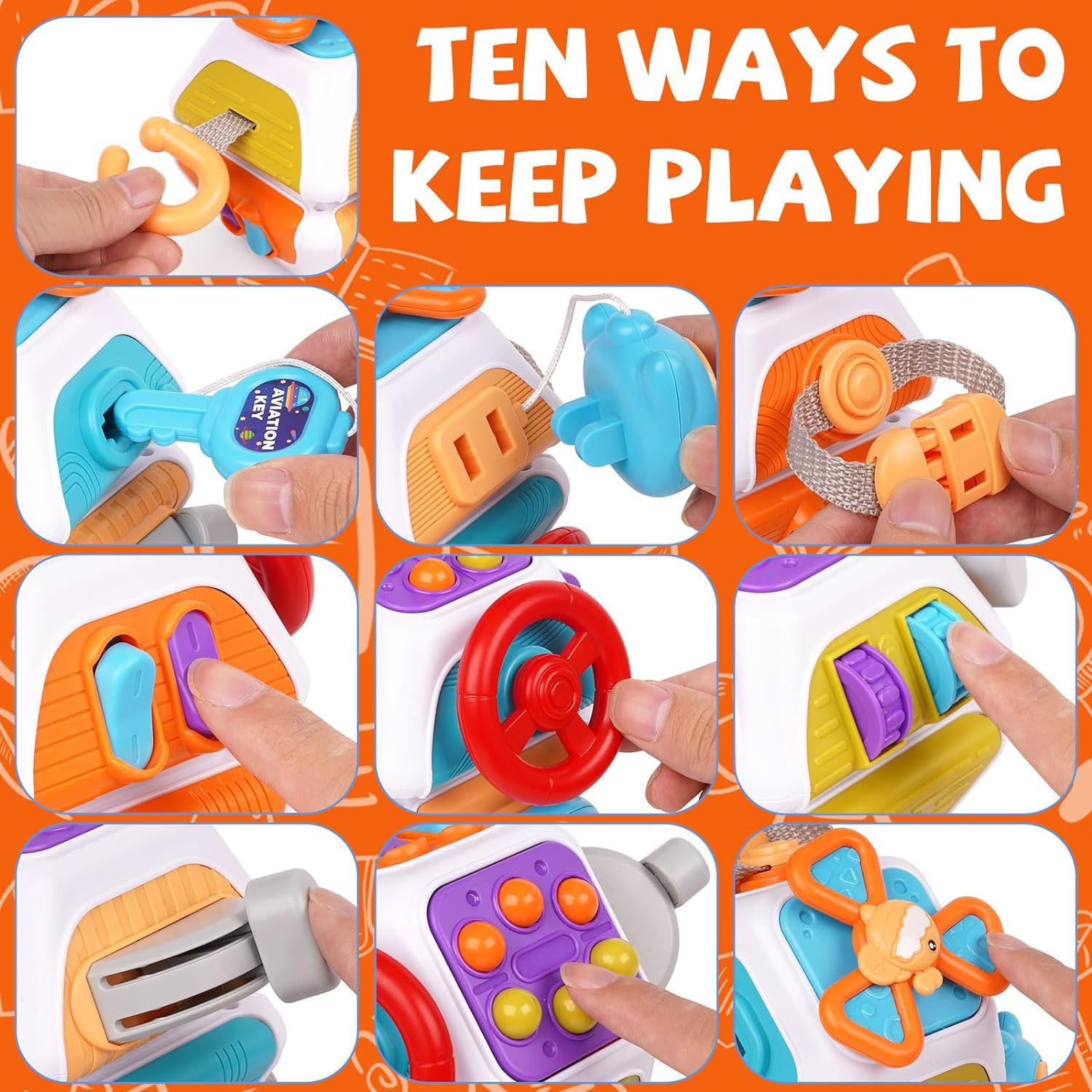 طفل مشغول مجلس مكعب مونتيسوري  - مراجعة Travel Accessories For Toddlers وسعره