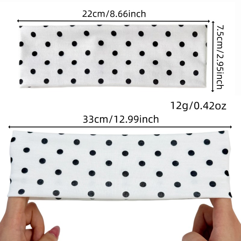 2 قطعة رباط رأس مرن بنقشة النق - مراجعة Travel Yoga Accessories وسعره