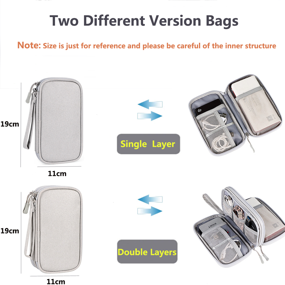 حقيبة مكياج متعددة الوظائف، حق - مراجعة Cable Organizer Travel وسعره