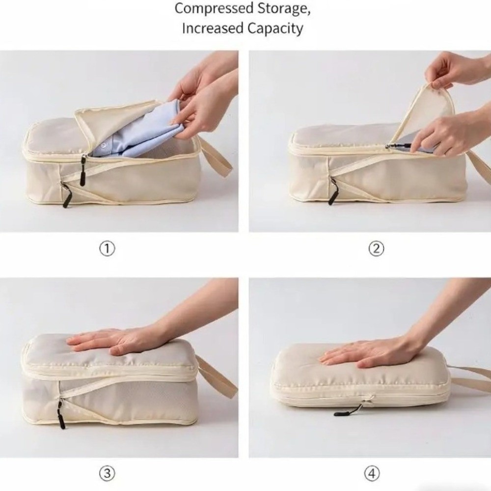 3 قطع/مجموعة من مكعبات التعبئة - مراجعة Travel Packing Cube وسعره
