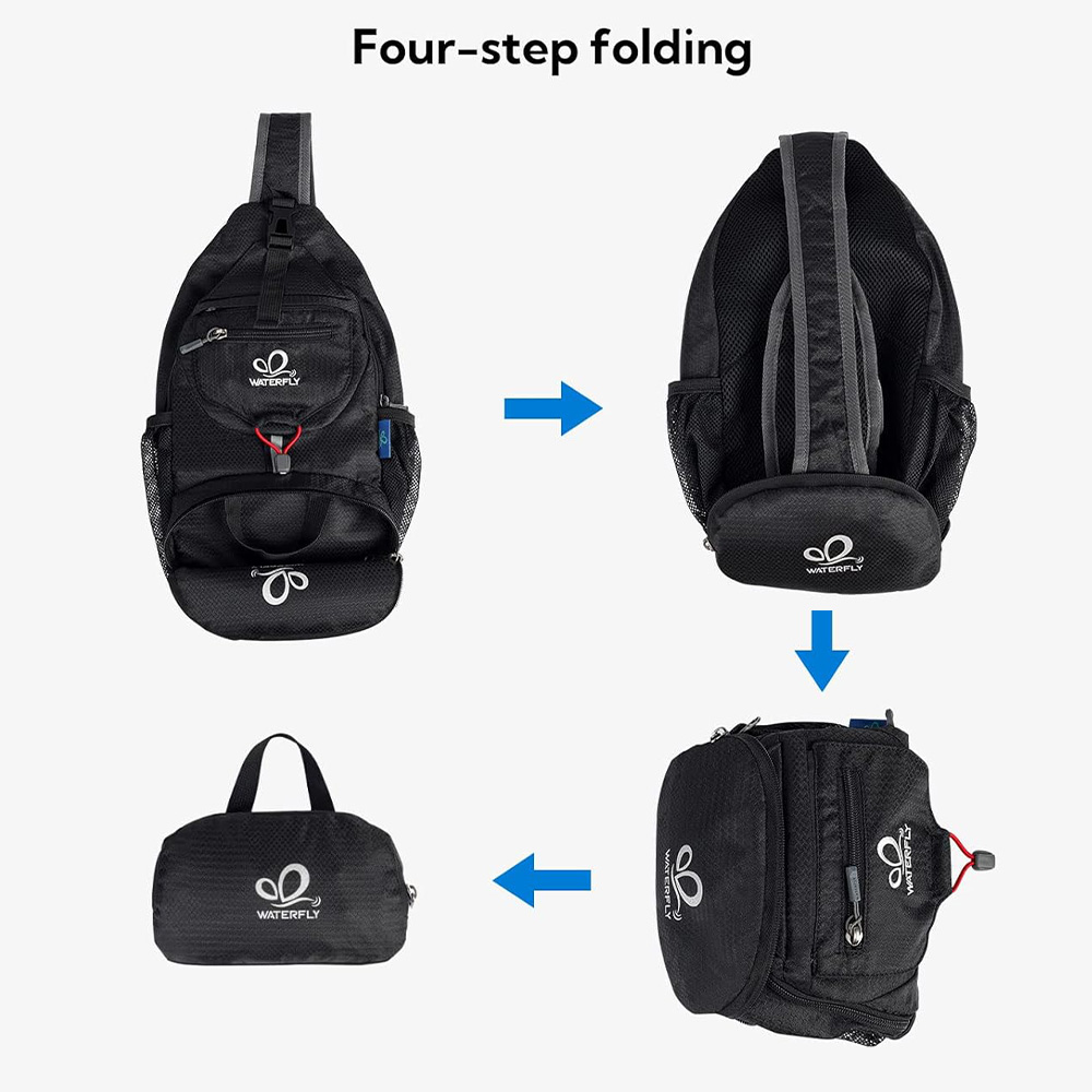 حقيبة صدر WATERFLY كتف صغيرة ع - مراجعة Travel Accessories Bike وسعره