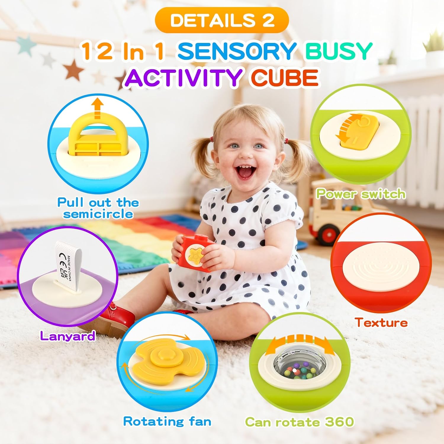 نشاط مونتيسوري مكعب مشغول مجلس - مراجعة Travel Accessories For Toddlers وسعره