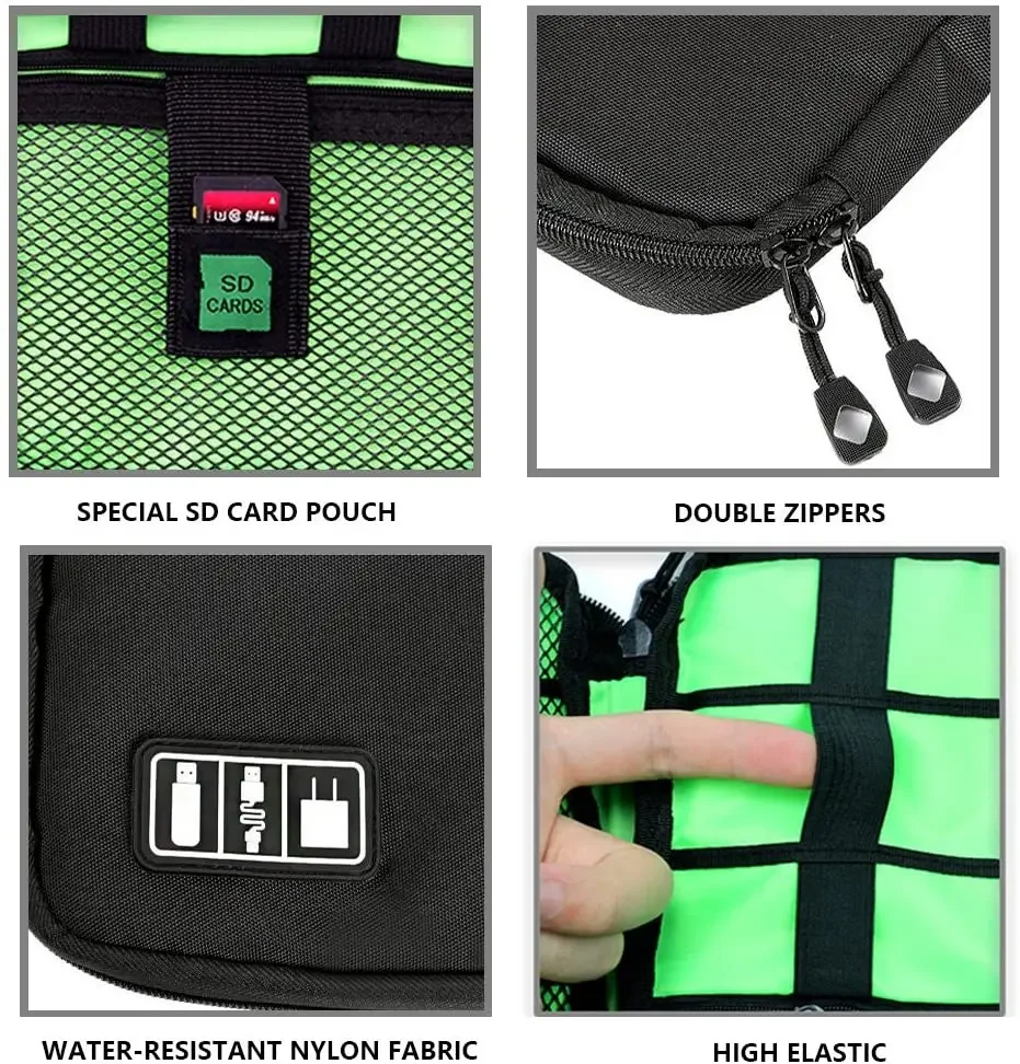 حقيبة تنظيم وتخزين الكابلات، ن - مراجعة Cable Organizer Travel وسعره